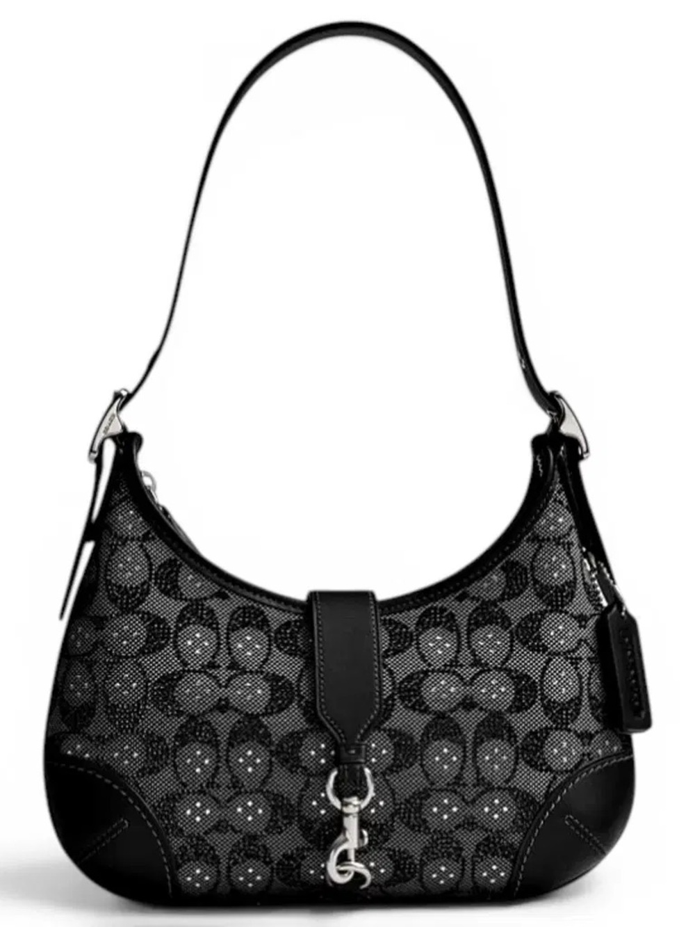 BNWT!!! Limited Edition Coach Black Signature Crystal Hampton Hobo Bag